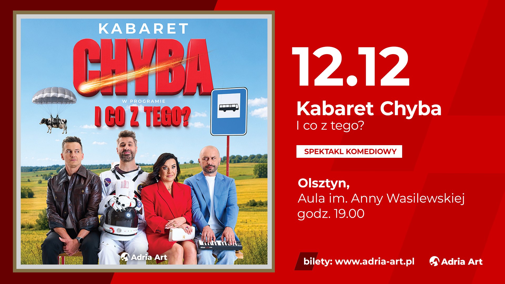 12.12.2026 -  Kabaret Chyba - I co z tego?